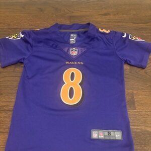 Lamar Jackson Youth Ravens Jersey size small #8